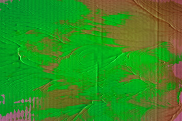 Modern contemporary acrylic background. Colorful texture made with a palette knife. Abstract painting on paper. Mess on the canvas.