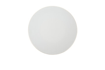 porcelain plate isolated on white background