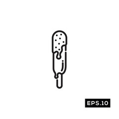 Ice Cream Icon Vector. Ice Cream Vector