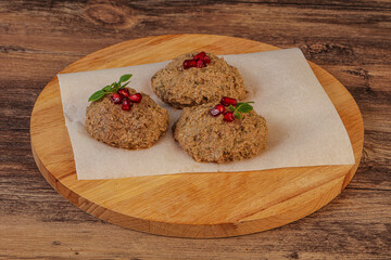 Georgian cuisine - pkhali from beans