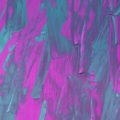 Modern contemporary acrylic background. Colorful texture made with a palette knife. Abstract painting on paper. Mess on the canvas.