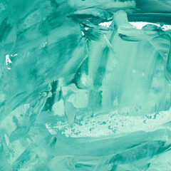 Modern contemporary acrylic background. Colorful texture made with a palette knife. Abstract painting on paper. Mess on the canvas.