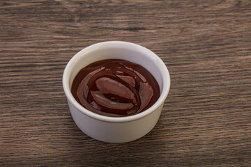 Traditional Barbicue sauce in the bowl