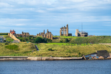 Benediktiner Priorei Abtei und Tynemouth Castle in Newcastle upon Tyne