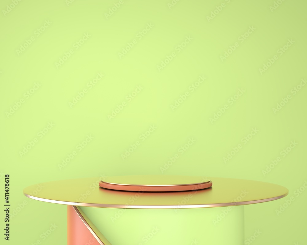 Poster abstract geometric shapes of product display with minimal and modern concepts, pedestal, podium, sta