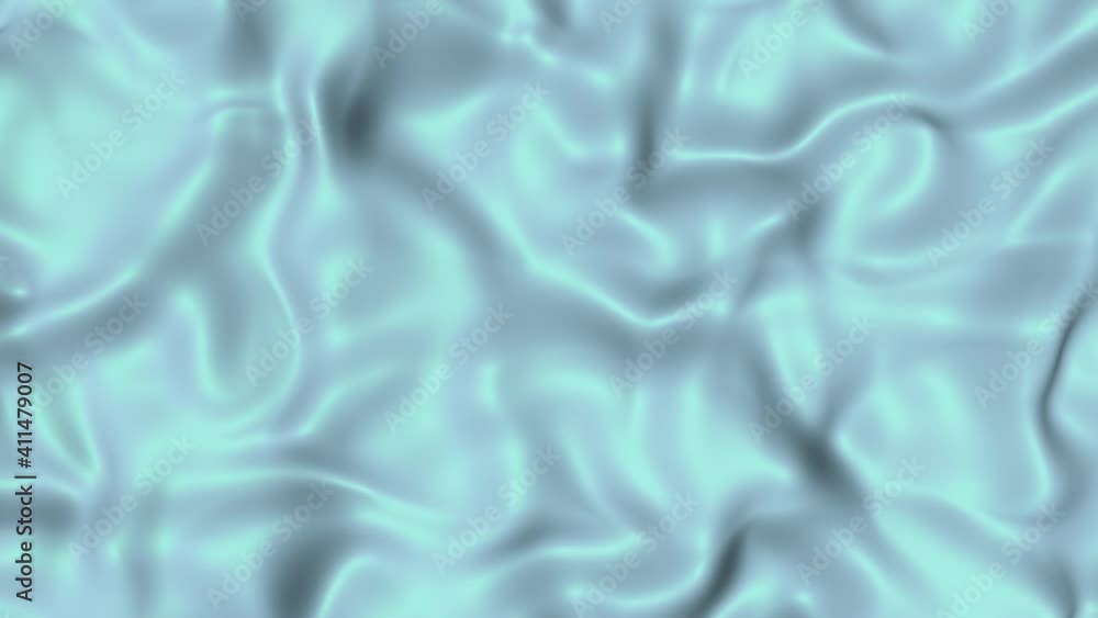 Poster blue wavy looping background. rendering video. substrate.