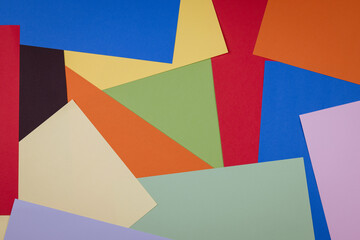 Obraz premium Colorful blank cartons texture and background