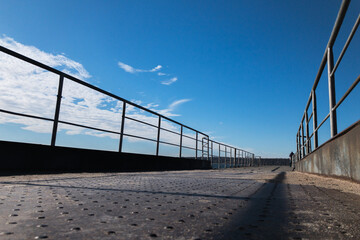 Obraz premium pier on the sea and sky