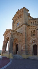 Fototapeta na wymiar the Basilika ta Pinu in Gharb on the island Gozo in the month of March, Malta
