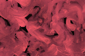 Modern contemporary acrylic background. Colorful texture made with a palette knife. Abstract painting on paper. Mess on the canvas.