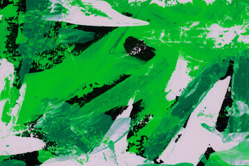 Modern contemporary acrylic background. Colorful texture made with a palette knife. Abstract painting on paper. Mess on the canvas.