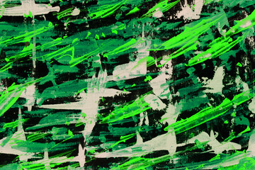 Modern contemporary acrylic background. Colorful texture made with a palette knife. Abstract painting on paper. Mess on the canvas.