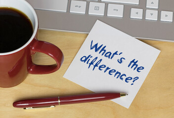 What´s the difference?