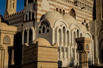 Obraz premium Fragment details of large mosque Islamic religion