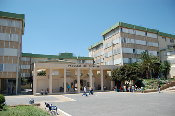 Naklejka premium square in the science university spain