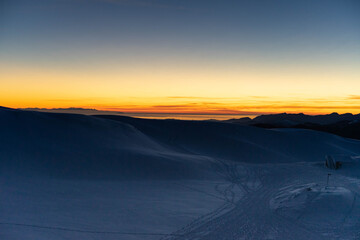 Fototapeta na wymiar panorama neve