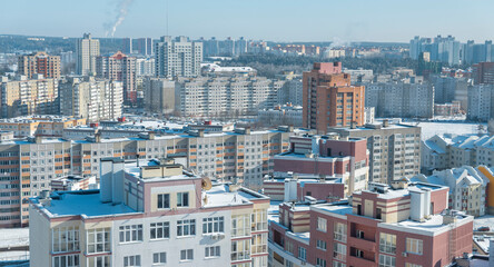 winter and snow Minsk