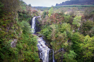 Glenashdale falls on Arran scotland