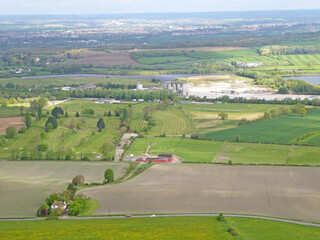 Fields of Wiltshire from Westbury hill