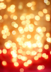 Obraz premium defocused lights on pink background
