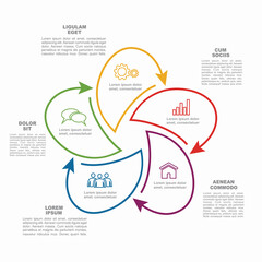 Infographic design template with place for your data. Vector illustration.