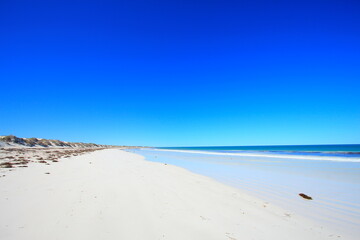 Pristine white beach in Australia