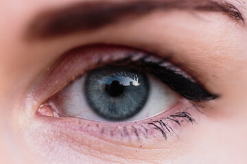 Fototapeta na wymiar close up of a female eye