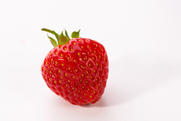 strawberry on white background