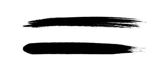 grunge paint stripe brush strokes, ink dirty stain black on white, splatter ink with hand drawn, brushstroke textured