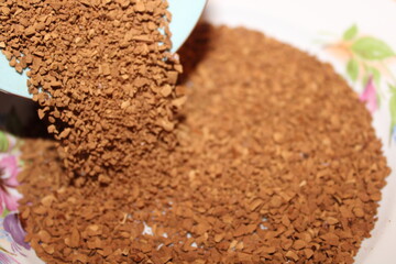 chocolate cake and coffee