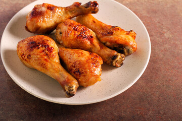 Roast spicy chicken drumsticks