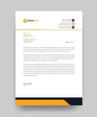 Business Letterhead Pad Template Design