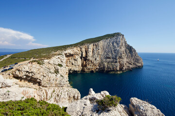 Capo Caccia cliffs, Sardegna, italy 