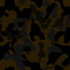 Full seamless camouflage texture skin pattern vector for military textile. Usable for Jacket Pants Shirt and Shorts. Dirty army camo masking design for hunting fabric print and wallpaper.