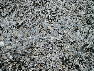 Texture with fine stone pavement. Tile from broken rubble.