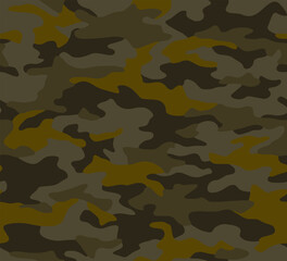 Full seamless camouflage texture skin pattern vector for military textile. Usable for Jacket Pants Shirt and Shorts. Army camo masking design for hunting fabric print and wallpaper. 