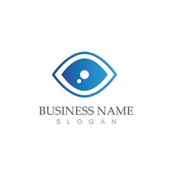 Obraz premium Eye Care vector logo design