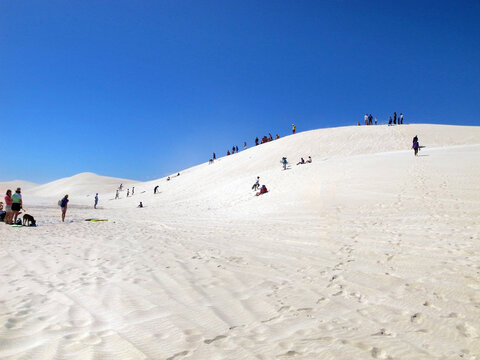 Lancelin Dunes ,white sand, Perth, Western Australia