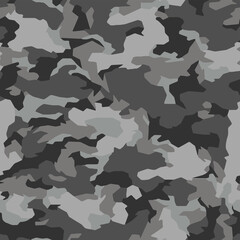 Full seamless dark military camouflage texture pattern vector. Dark colors design for girls, boys textile fabric and wallpaper print. Design for fashion and home design background.