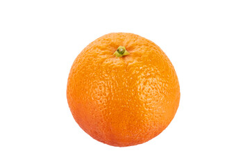 Fresh sicilian orange on white background