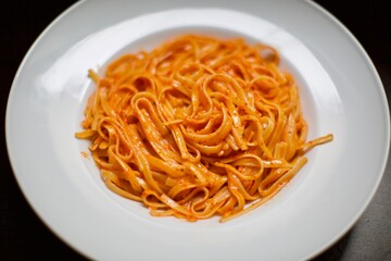 spaghetti with tomato sauce