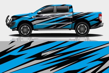 Car wrap graphic racing abstract background for wrap and vinyl sticker