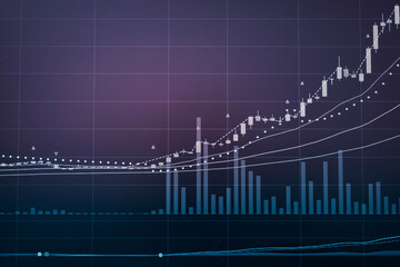 Forex market background, trading on the currency market Forex. Currency exchange rate for world currency: US Dollar, Euro, Frank, Yen. Financial, money, global finance, stock market background.