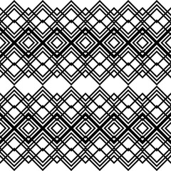 Fototapeta premium Design seamless monochrome zigzag pattern