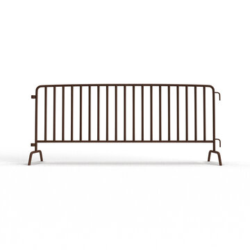 barricade on a white background