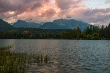 
evening in the Slovak High Tatras