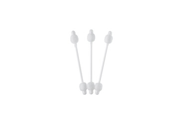 Baby ear sticks on white background