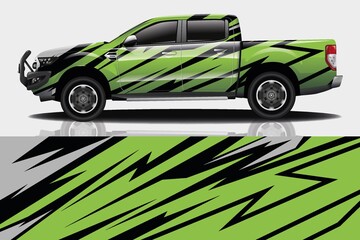 Plakat Car wrap graphic racing abstract background for wrap and vinyl sticker