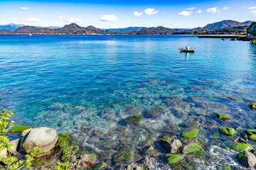 静岡県沼津市西浦の海岸　岩海苔