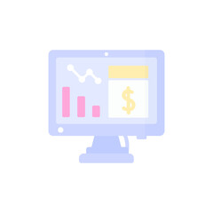 cool simple icon design for economic trading market